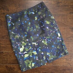 J.Crew No.2 Pencil Skirt Gardenshade Floral Size 6